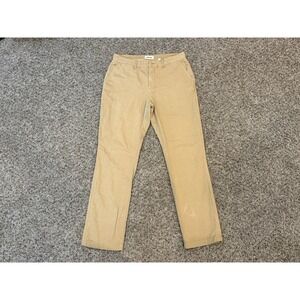 Taylor Stitch Pants Men 33x30 Khaki Cotton Twill Democratic Fit